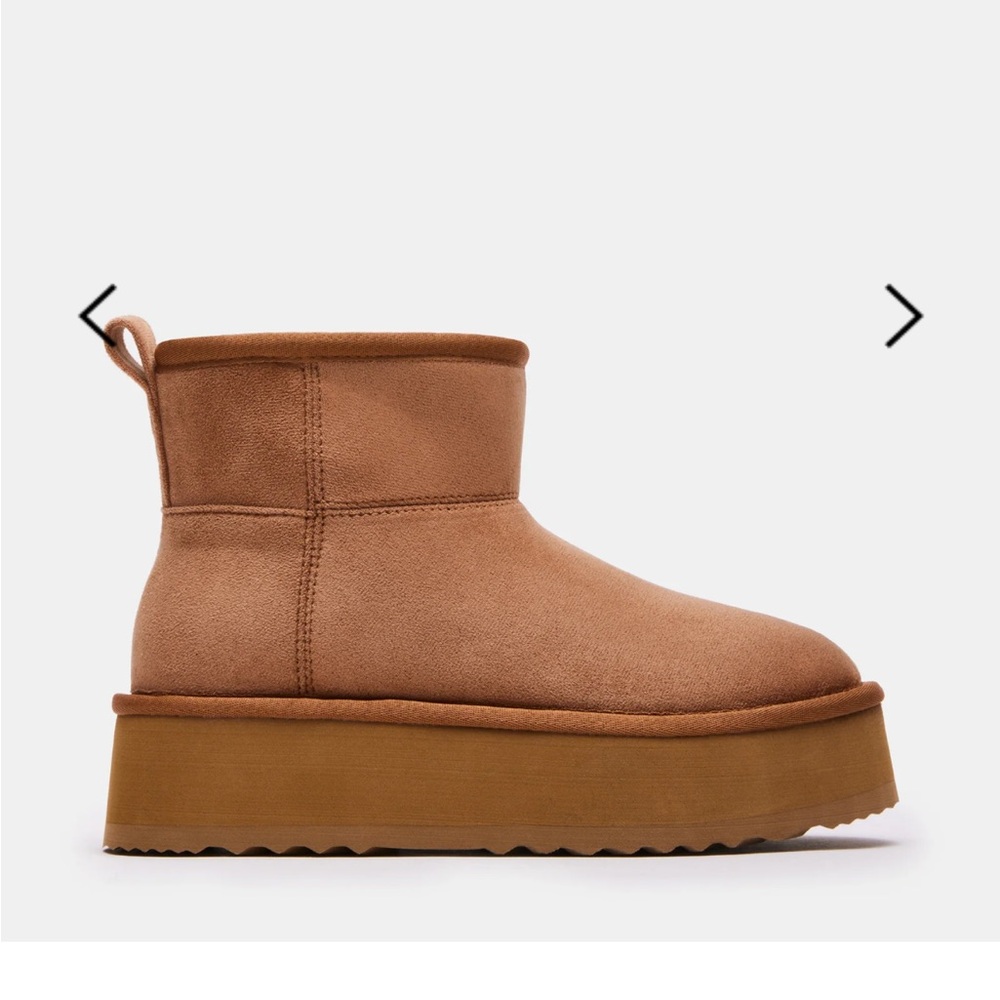 STEVE MADDEN CRUE CHESTNUT PLATFORM BOOT